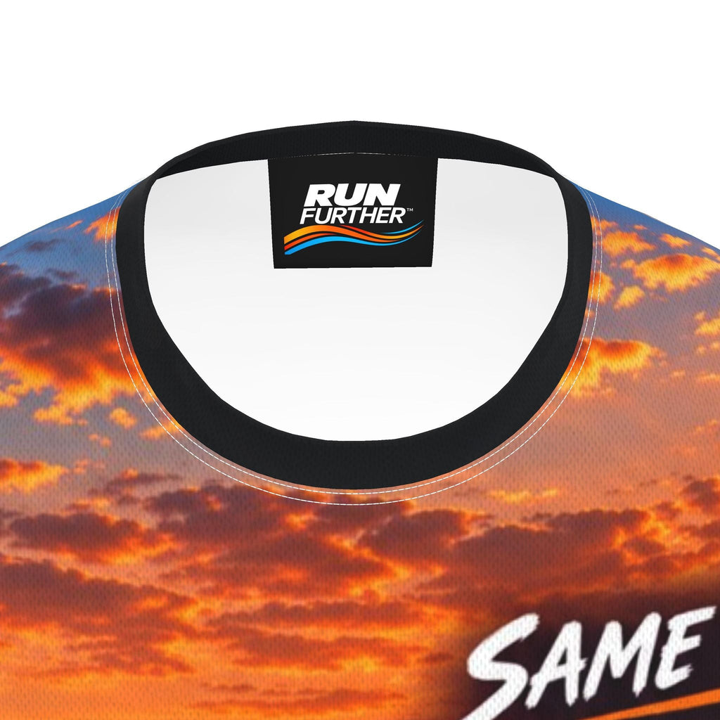 RUN FURTHER SAME PATH LAST LIGHT coastal performance running T-shirt — view 6